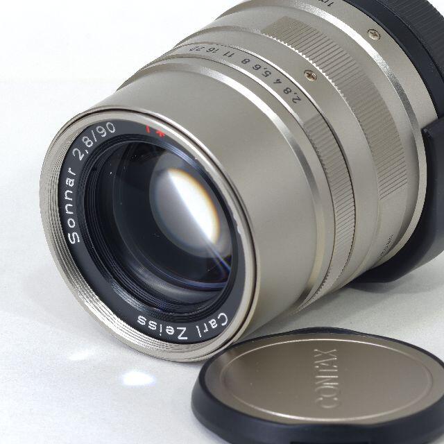 京セラ(キョウセラ)のCONTAX Carl Zeiss Sonnar T* F2.8/90mm G スマホ/家電/カメラのカメラ(レンズ(単焦点))の商品写真