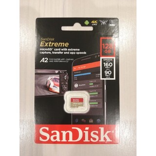 サンディスク(SanDisk)の高速版 マイクロSDカード 128GB サンディスク エクストリーム(その他)