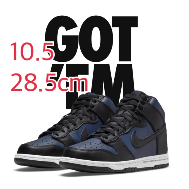 NIKE(ナイキ)の新品 自身購入 FRAGMENT × NIKE DUNK 10.5 28.5 メンズの靴/シューズ(スニーカー)の商品写真