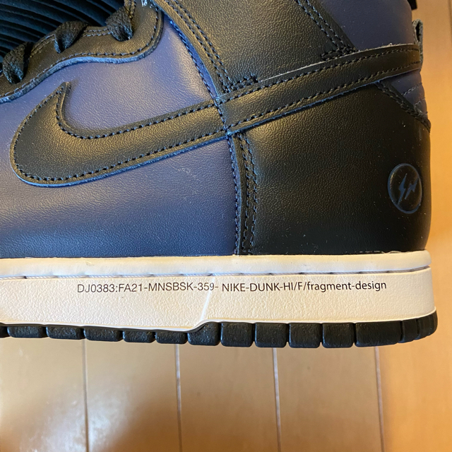 NIKE(ナイキ)の新品 自身購入 FRAGMENT × NIKE DUNK 10.5 28.5 メンズの靴/シューズ(スニーカー)の商品写真