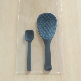 ムジルシリョウヒン(MUJI (無印良品))の【最終お値下げ！】無印良品　シリコーンミニスプーン　ミニしゃもじ(調理道具/製菓道具)