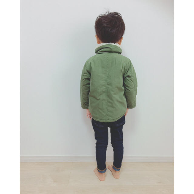 F.O.KIDS(エフオーキッズ)のカーキ ブルゾン キッズ/ベビー/マタニティのキッズ服男の子用(90cm~)(ジャケット/上着)の商品写真