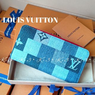 ルイヴィトン(LOUIS VUITTON)のLOUIS VUITTON 長財布 /デニム パッチワーク(財布)