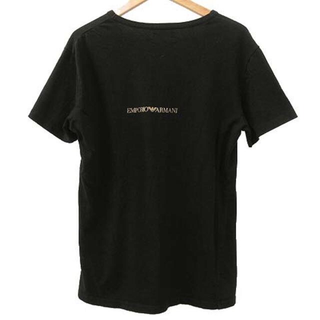 Emporio Armani(エンポリオアルマーニ)のEMPORIO ARMANI EA7 Tシャツ 半袖 ロゴ XL 黒 ブラック メンズのトップス(Tシャツ/カットソー(半袖/袖なし))の商品写真