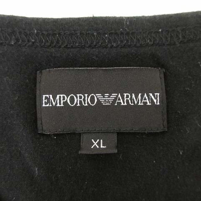 Emporio Armani(エンポリオアルマーニ)のEMPORIO ARMANI EA7 Tシャツ 半袖 ロゴ XL 黒 ブラック メンズのトップス(Tシャツ/カットソー(半袖/袖なし))の商品写真