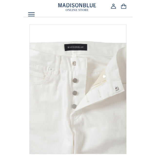 MADISONBLUE(マディソンブルー)の※エ・トワ様専用 美品 MADISONBLUE  ホワイトデニム  レディースのパンツ(デニム/ジーンズ)の商品写真