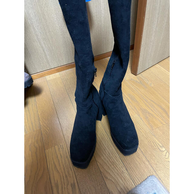 最も優遇 GRL チャンキーヒールニーハイブーツ gb1174 netoeste.com.br