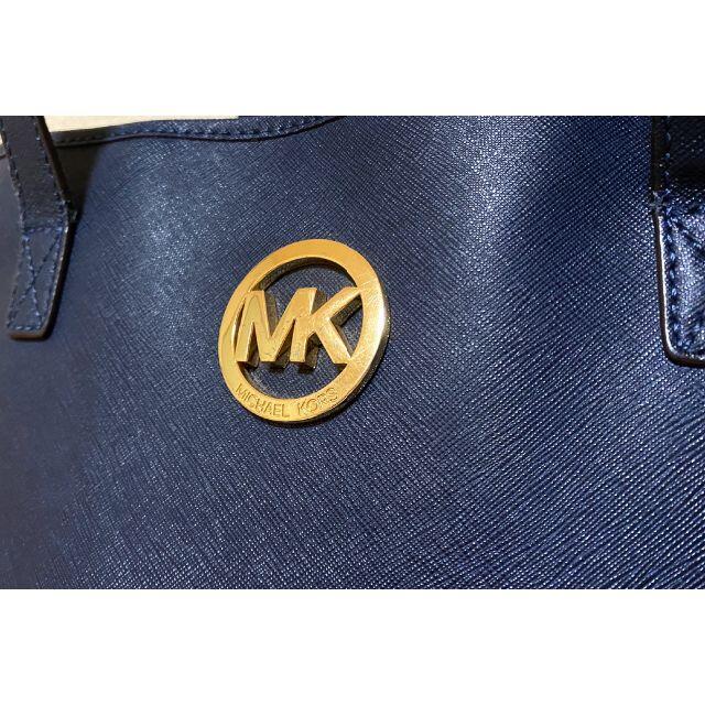 Michael Kors(マイケルコース)のMICHAEL KORS ☆ レザー トートバッグ ネイビー レディースのバッグ(トートバッグ)の商品写真