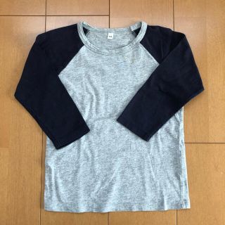 ムジルシリョウヒン(MUJI (無印良品))の無印良品 ラグラン 七分袖 カットソー　110(Tシャツ/カットソー)