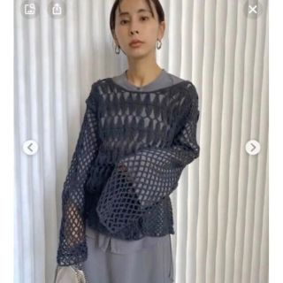 アメリヴィンテージ(Ameri VINTAGE)のなつさやさま専用❤️AMERI❤️MEDI 2WAY CROCHET KNIT(ニット/セーター)