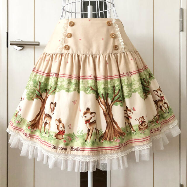 Innocent World - SET☆イノセントワールド☆森の動物柄スカート Innocent World - SET☆イノセントワールド☆森の動物柄スカート