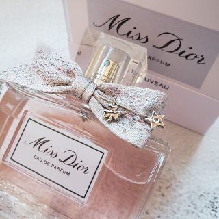 クリスチャンディオール(Christian Dior)の[新品] Dior  ミスディオール 100mL  ピン/チャーム付き(香水(女性用))