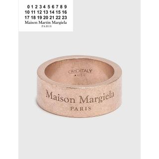 マルタンマルジェラ(Maison Martin Margiela)のMAISON MARGIELA ロゴ ワイド リング(リング(指輪))