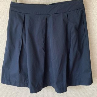 ザラ(ZARA)のZARA   濃紺　フレアスカート Mサイズ(ミニスカート)