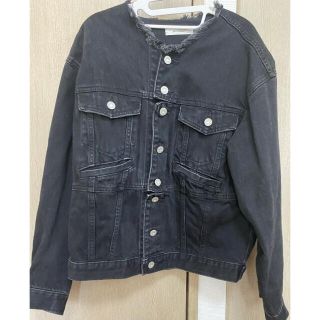 MOUSSY ジャケット ブラック デニム Ｇジャン