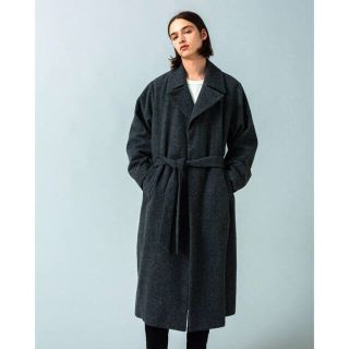 【VICTIM】20aw ウールロングコート　スタンドネック可　チンウォーマー付