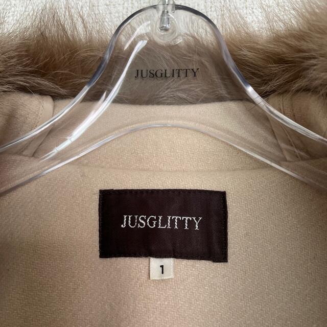 JUSGLITTY(ジャスグリッティー)のhapperさん専用　　JUSGLITTY ダッフルコート レディースのジャケット/アウター(ダッフルコート)の商品写真