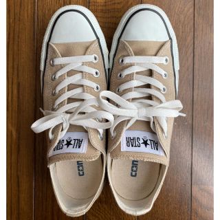 コンバース(CONVERSE)のコンバース・ベージュ 24.0(スニーカー)