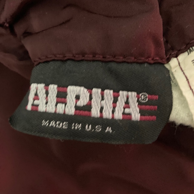 alpha(アルファ)のMA-1   アルファ製 メンズのジャケット/アウター(フライトジャケット)の商品写真