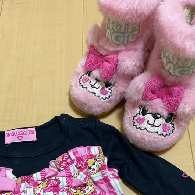 EARTHMAGIC(アースマジック)の専用🍓 キッズ/ベビー/マタニティのキッズ服女の子用(90cm~)(Tシャツ/カットソー)の商品写真