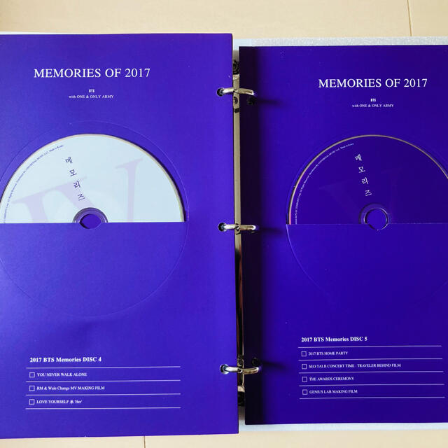 防弾少年団(BTS)(ボウダンショウネンダン)の「BTS MEMORIES OF 2017」 エンタメ/ホビーのCD(K-POP/アジア)の商品写真