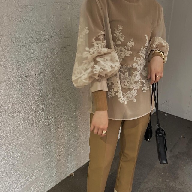 【訳あり】アメリ ヴィンテージ 2WAY HAZE FLOWER BLOUSE