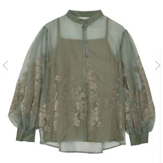 アメリヴィンテージ(Ameri VINTAGE)のAMERI 2WAY HAZE FLOWER BLOUSE(シャツ/ブラウス(長袖/七分))