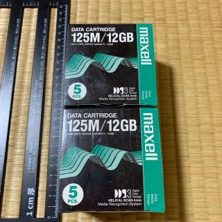 マクセル(maxell)のmaxell データカートリッジ　HS-4/125S( D)5P 2個セット(PC周辺機器)