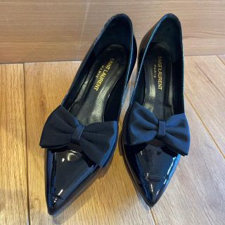 サンローラン(Saint Laurent)のSAINT LAURENT サンローラン ボウパンプス(ハイヒール/パンプス)