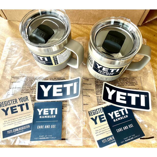 THE NORTH FACE(ザノースフェイス)のYETI RamblerMug10oz限定色マットグレー2個セットランブラーマグ スポーツ/アウトドアのアウトドア(食器)の商品写真