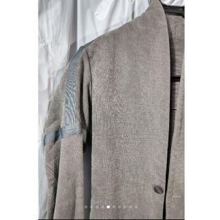 DEVOA - 未使用 DEVOA ノーカラーコート チェスターコートの通販