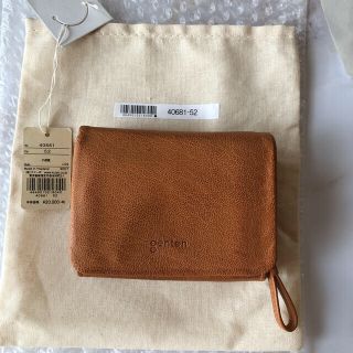 ゲンテン(genten)の🌱新品未使用✨タグ付き✨gentenの二つ折り財布　ゴートヌメ(財布)