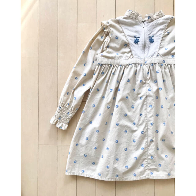 apolina Janis dress 肩フリル 刺繍ワンピース(5-7Y) | casaronald.org.mx
