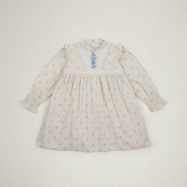 apolina Janis dress 肩フリル 刺繍ワンピース(5-7Y) apolina Janis dress 肩フリル 刺繍ワンピース(5-7Y)