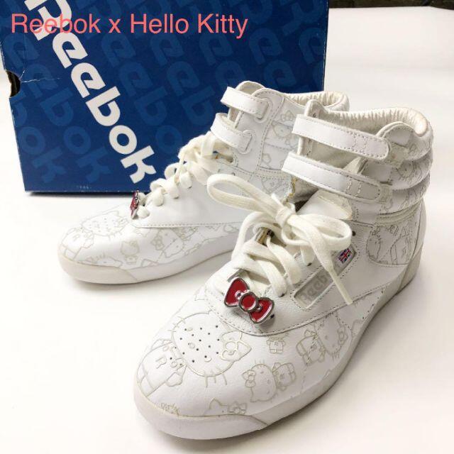 レディース美品 Reebok x Hello Kitty  スニーカー 2835