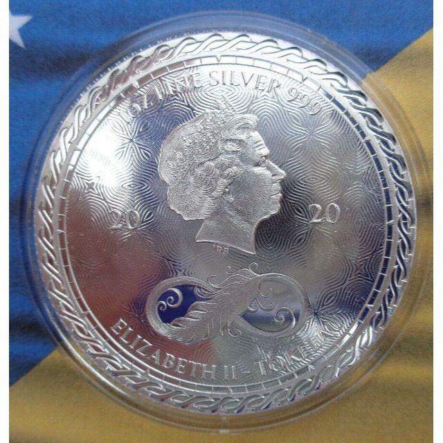 2020 1 オンス 銀貨 Tokelau Chronos .999 - 貨幣