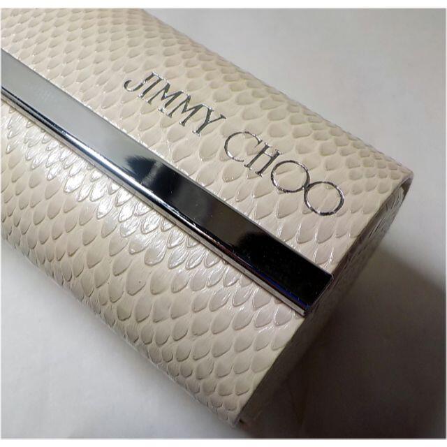 JIMMY CHOO(ジミーチュウ)のJIMMY CHOO　メガネケース 【メガネ拭き付】　パイソン柄 レディースのファッション小物(サングラス/メガネ)の商品写真