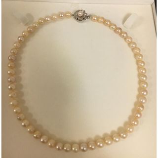 艷やか 本真珠 ネックレス シルバー刻印 ネックレス モラビト ミキモト