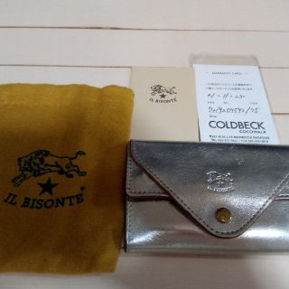 イルビゾンテ(IL BISONTE) 財布(レディース)(シルバー/銀色系)の通販