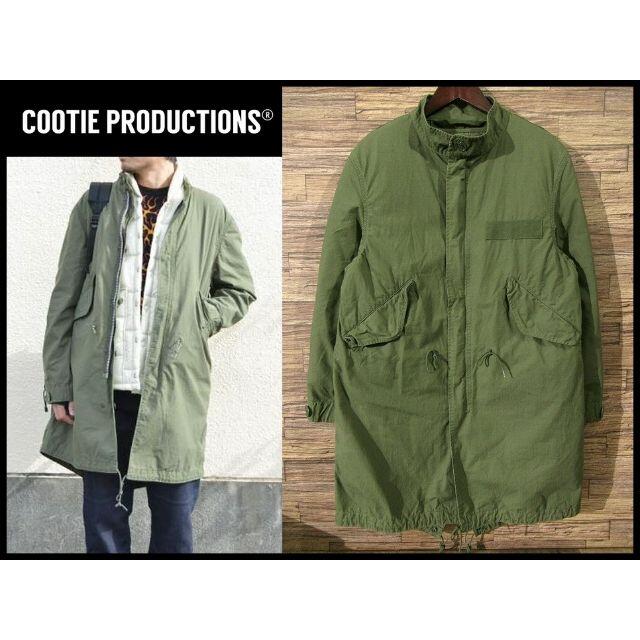 COOTIE 16AW Fishtail Coat -Black/L2casaのモッズコート