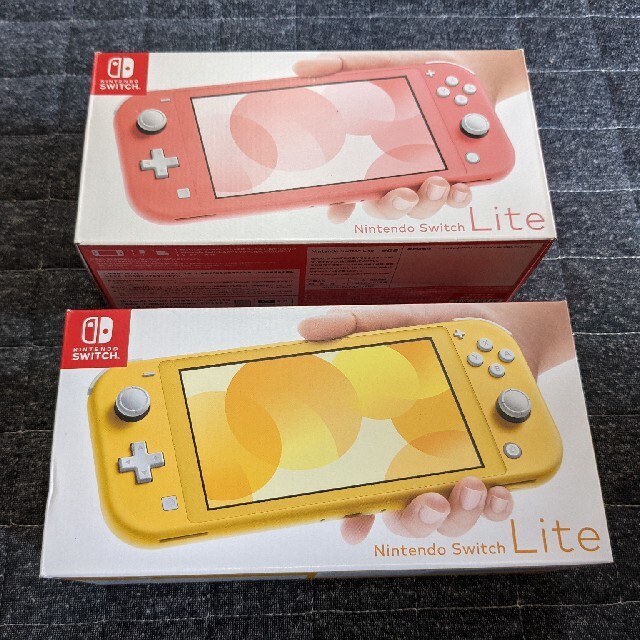 Nintendo Switch lite イエローコーラルピンク 2台セットSwitch