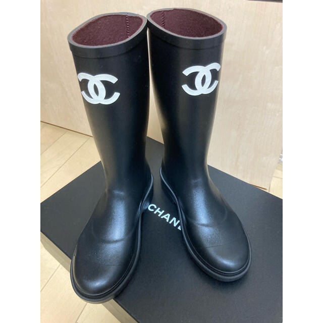 新品  激レア‼️CHANEL レインブーツ37