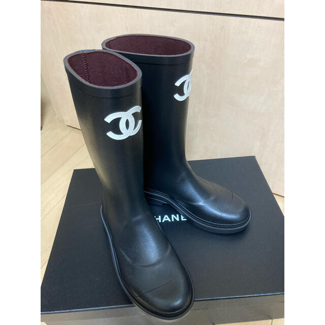 新品  激レア‼️CHANEL レインブーツ37