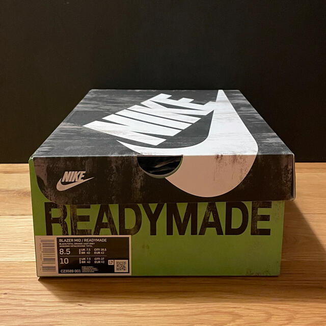 NIKE(ナイキ)の26.5未着用/READYMADE × NIKE BLAZER MID BK メンズの靴/シューズ(スニーカー)の商品写真