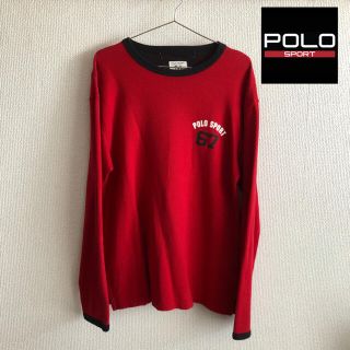 ポロラルフローレン(POLO RALPH LAUREN)のポロスポーツ スウェット ロングスリーブtシャツ ナイガイ製 (Tシャツ/カットソー(七分/長袖))