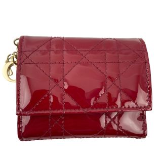 ディオール(Christian Dior) 財布(レディース)(レッド/赤色系)の通販 ディオール(Christian Dior) 財布(レディース)(レッド/赤色系)の通販