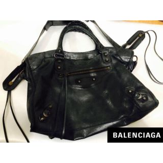 バレンシアガバッグ(BALENCIAGA BAG)のBALENCIAGA バレンシアガ ブラック 送料無料 お得◎( ‘-^ )b(トートバッグ)