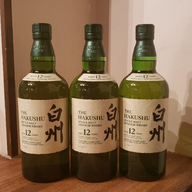 100%本物保証! 白州12年 3本セット サントリー ウイスキー