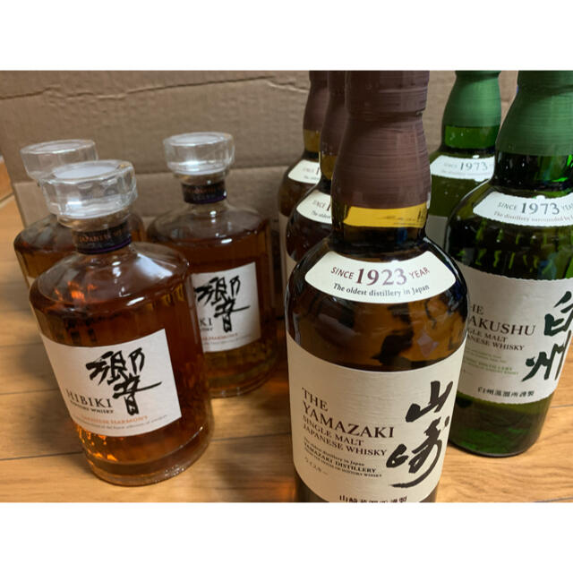 響ジャパニーズハーモニー山崎ノンビンテージ各３本酒