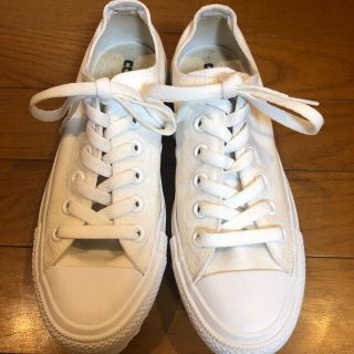 コンバース(CONVERSE)のconverse オールスター シャークソール OX ホワイト(スニーカー)